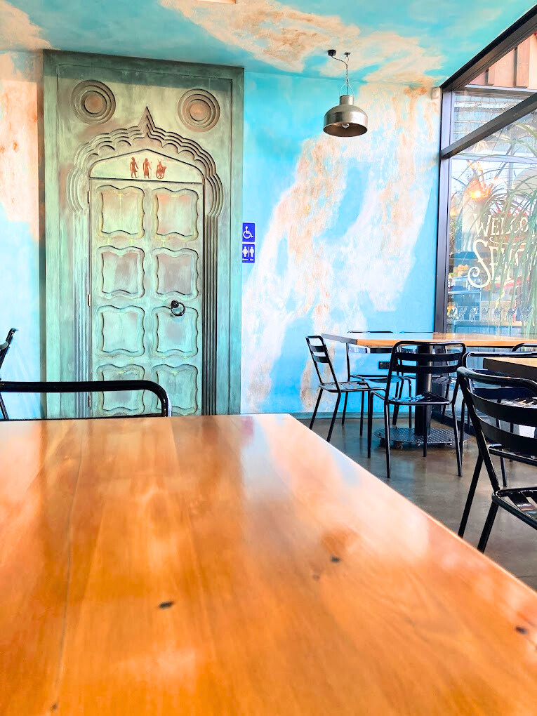 Inside Lazeez Mediterranean Grill
